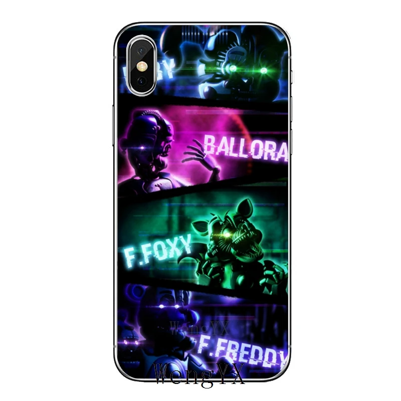 SFM с рисунком персонажей из игры пять ночей в Фредди аниматроники аниме чехол для