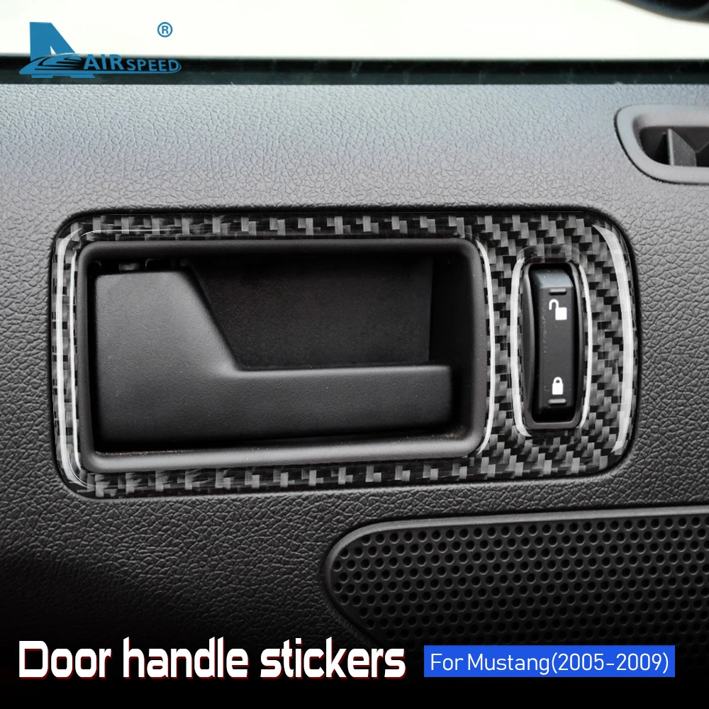 Скорость движения воздуха выхлопной трубы из углеродного волокна для Ford Mustang GT 2005