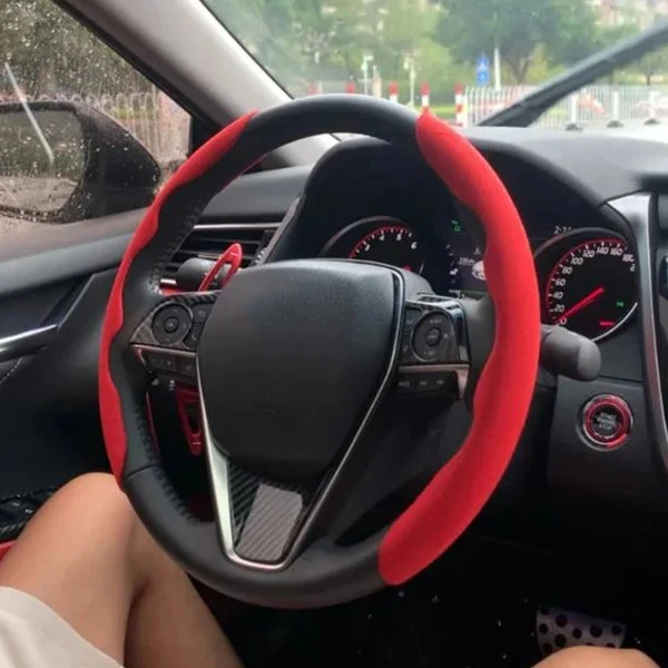 

Hot Car Wheel Cover Anti-Skid Plush Comfortable Steering Wheel Cover Steering Accessories For Car