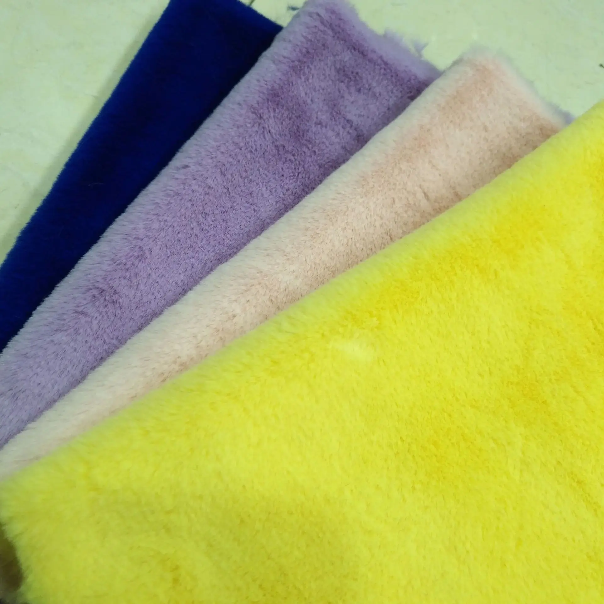 Fine rex rabbit fur rabbit fur velvet fur coat wool ball shoes fabric