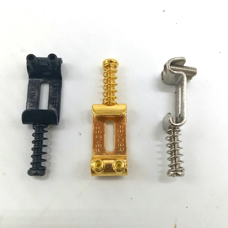 6 roller brücke pull string code elektrische gitarre sattel für stratocaster telecaster elektrische gitarre zubehör free global shippin