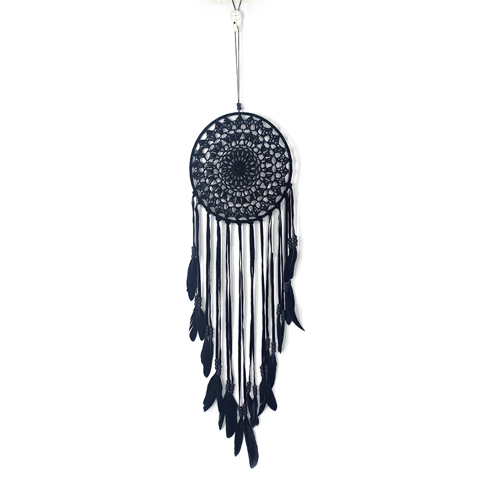 

Handmade Original Dream Catcher Pure White Feather Room Ornaments Home Decoration Wall Pendant Gifts For Friends