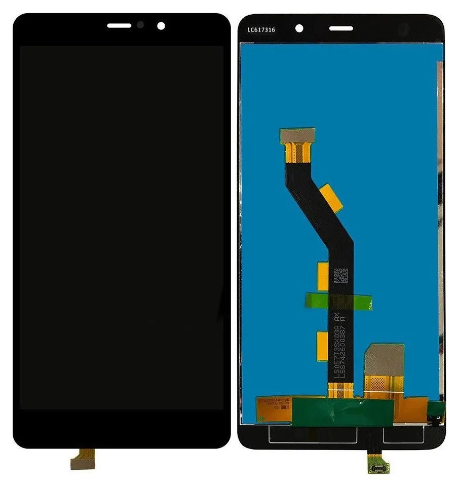 Дисплей для телефона Xiaomi Mi 5S Plus в сборе с тачскрином Черный | Мобильные телефоны и