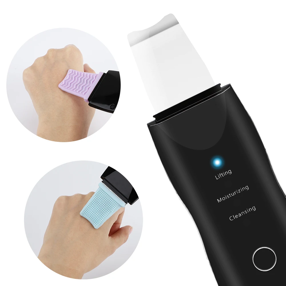 Электрический ультразвуковой скребок для кожи лица машина омоложения Лопата