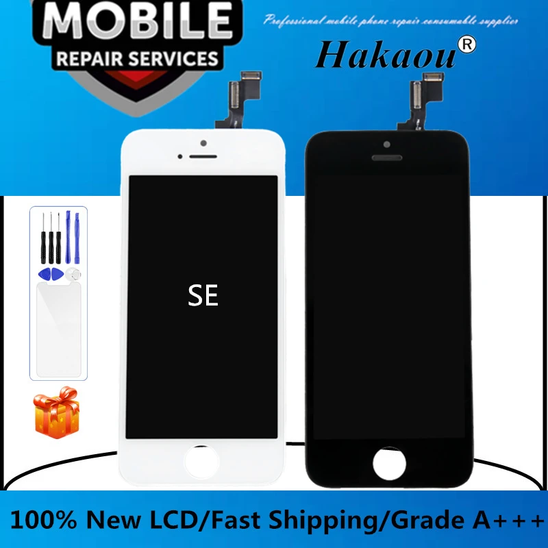 Fftrends 5 шт./лот высококачественный ЖК дисплей AAA для iPhone SE + сенсорный экран