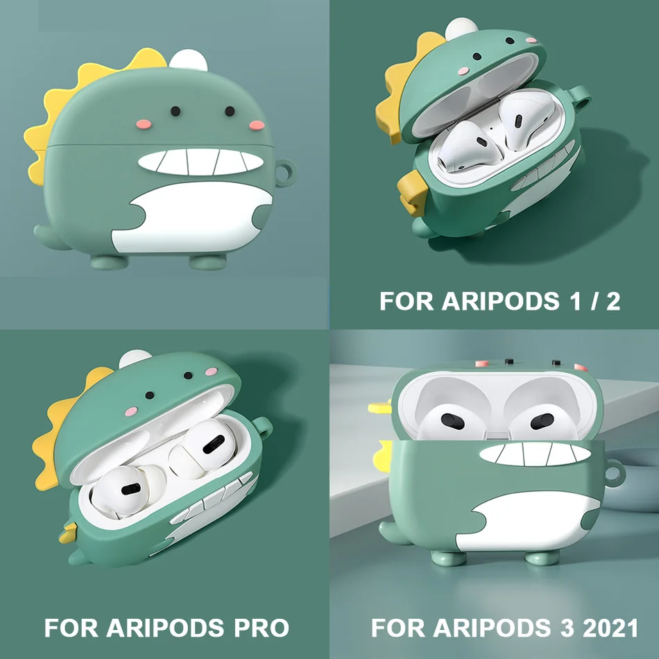 3D Cartoon Dog Earphone Case For Airpods Pro 2 3 Silicone Hearphone Cover for Apple Air Pods Earbuds Accessory | Электроника