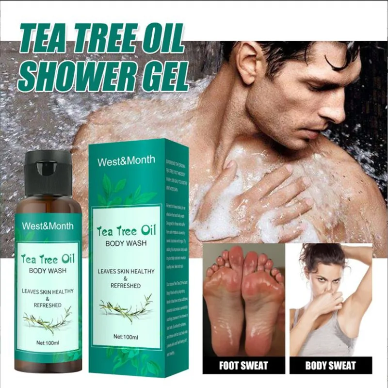 

100 мл гель для душа крем чайное дерево эфирное масло тела косметическое мыло для мытья дома ванная комната бальзам для мужчин женщин мужчин