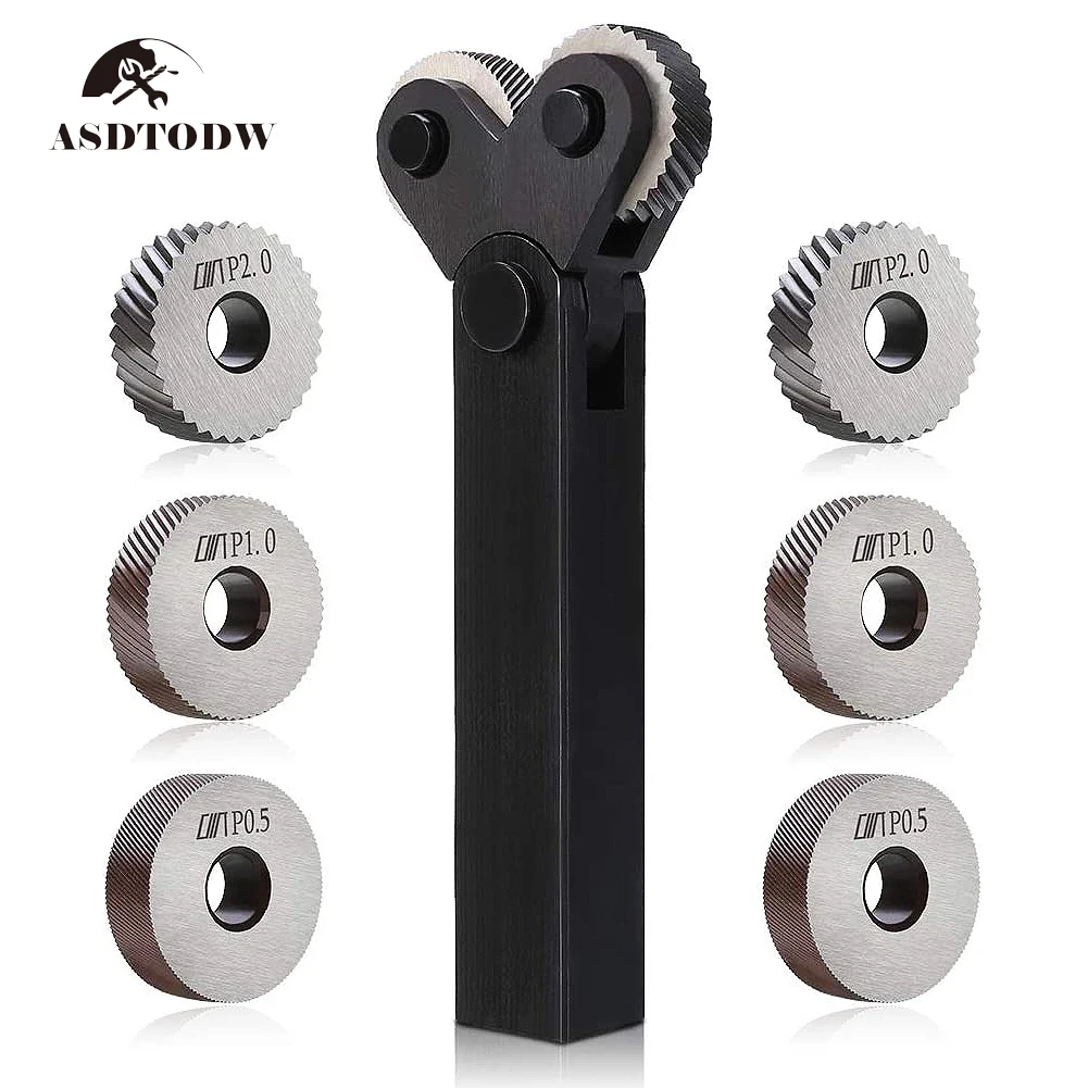 

7 шт., набор инструментов для накатки, 0,5 мм, 1 мм, 2 мм