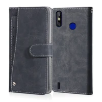 luxury vintage case tecno spark 4 air 5 3 pro power cm ka9 pop 3 case leather flip wallet card stand magnetic book phone cover