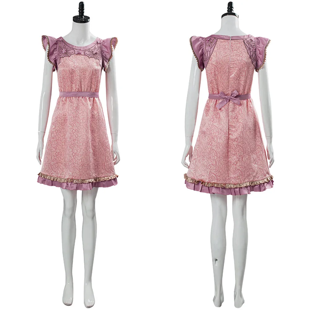 

Final Cosplay Fantasy VII 7 Remake Aerith Costume Wall Market the Honeybee Inn Short Pink Dress For Girls Women