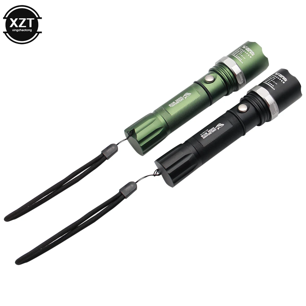 Фонарик со скрытой головкой для самозащиты тактический светодиодный фонарь с