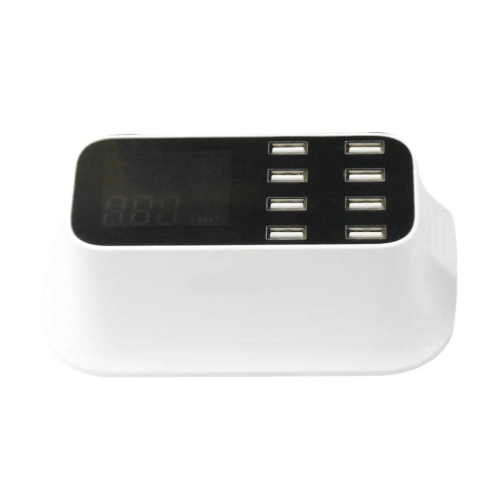 Смарт-8-Порты и разъёмы для быстрой зарядки с usb-портом, Зарядное устройство Мощность адаптер/настольная зарядная станция штепсельная вилка США/ЕС/штепсельная вилка британского стандарта 8-Порты и разъёмы USB с украшением в виде кристаллов адаптер
