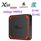 ТВ-приставка X96 MINI plus, android 9,0, четырехъядерный процессор Amlogic s905w4, 1 ГБ, 8 ГБ, 2 ГБ, 16 ГБ, 2,4 ГБ, 5G Wi-Fi, чем x96 max plus, x96 mate, 5 шт.