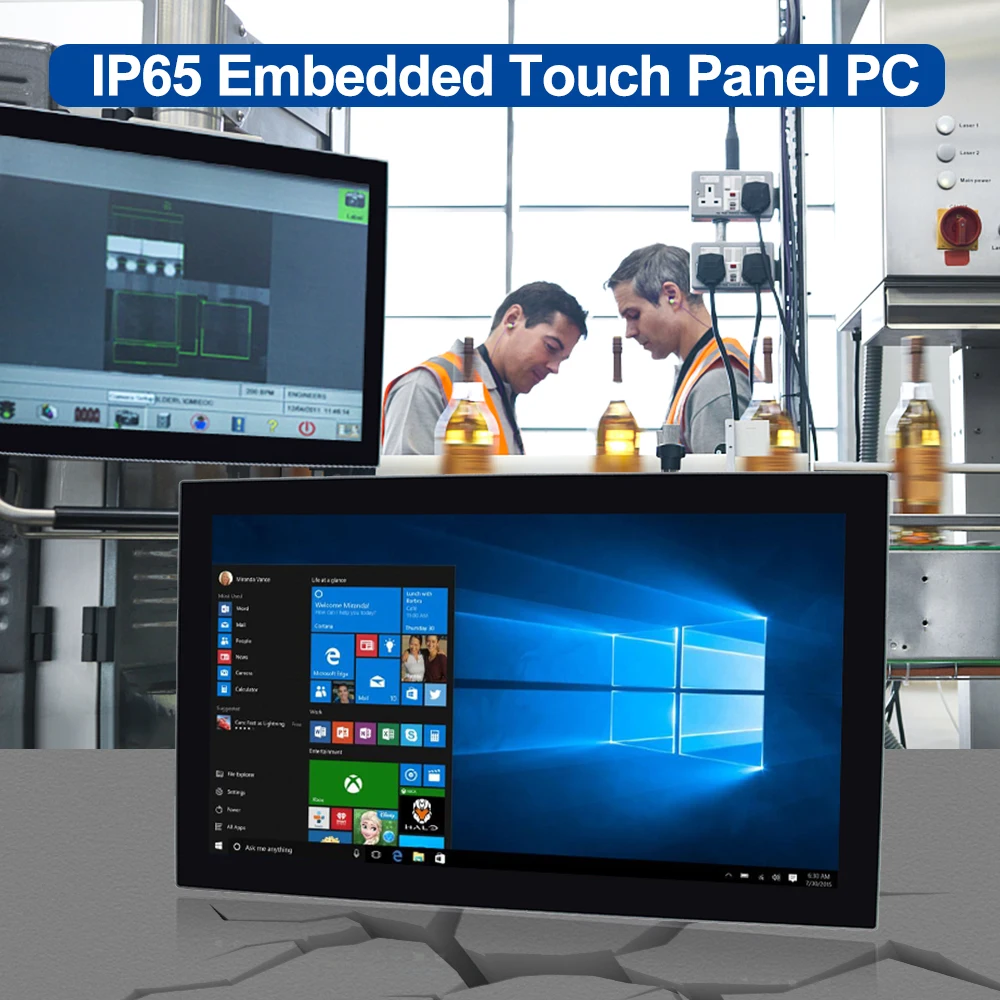 10 1 дюймовый TPM2.0 встроенный ПК промышленный сенсорный экран планшет i5 8265U 8 Gen ЦП HD