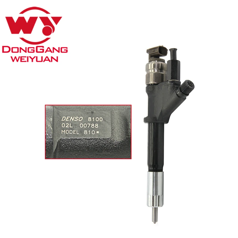 

Hot sell diesel engine common rail fuel spare parts injector 095000-8100