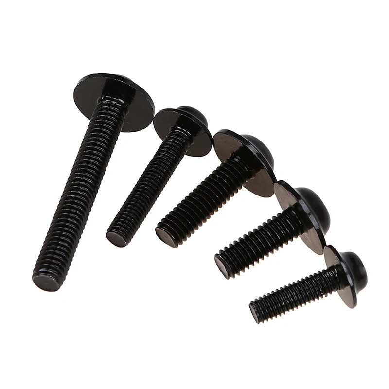 Винты Обтекатели POSSBAY для мотоцикла черные гайки винты лобового стекла набор