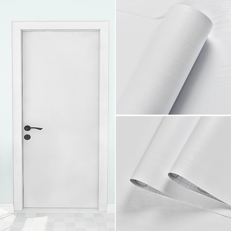 Door Stickers Self Adhesive Panel Aesthetic Furniture Stickers Modern Waterproof Sticker Autocollant Mural Bedroom Decor DA60TM
