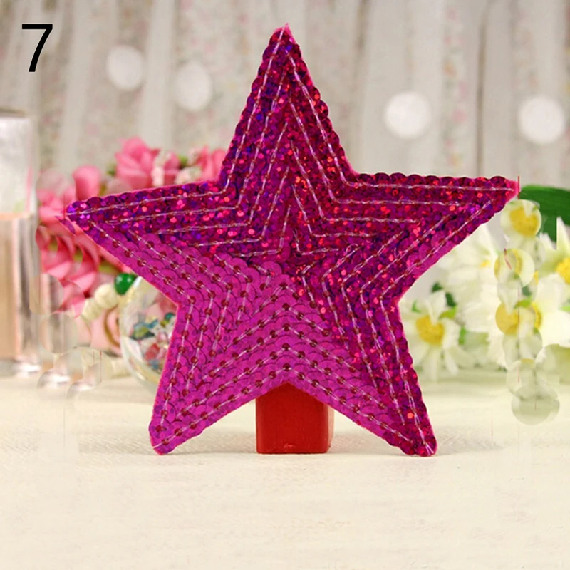 1 шт. нашивки с сердечками звездами и блестками для одежды вышитые железные