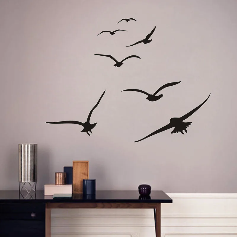 

Креативные настенные стикеры в виде летающей птицы, домашний декор, художественные фрески для гостиной, спальни, детской комнаты, наклейка ...