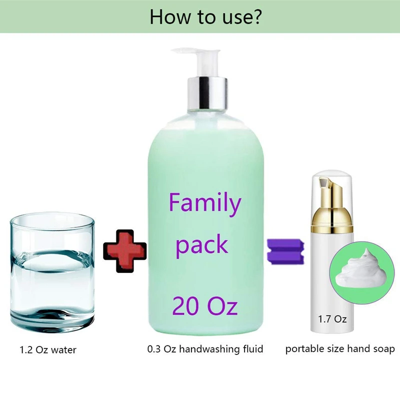 

50Ml Empty Bottles Travel Soap Bottles Plastic Foam Dispenser Bottles Foam Soap Pump Dispensers Cleaning,Travel 12Pcs