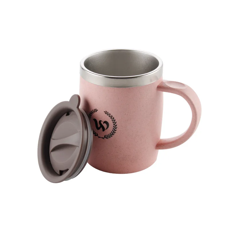 Офисная кружка кофейная чашка с крышкой из нержавеющей стали личная офисная