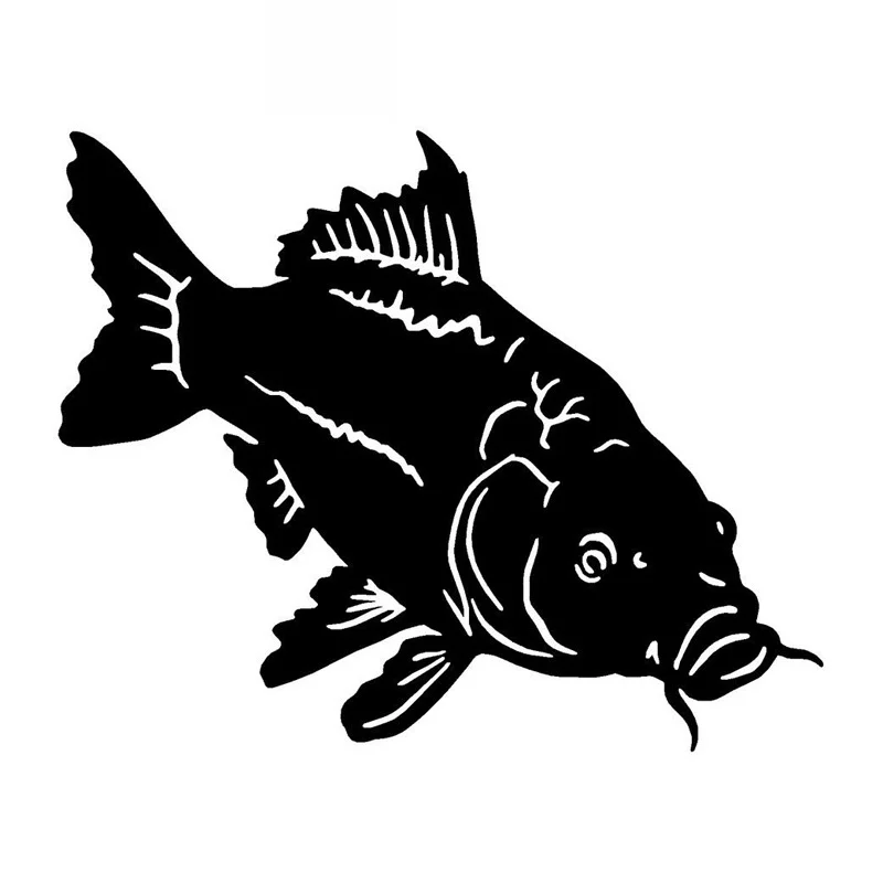 

Creative Personality Cartoon Carp Car Sticker PVC Body Exterior Accessories Motorcycle Laptop Decoration Waterproof Auto Decal