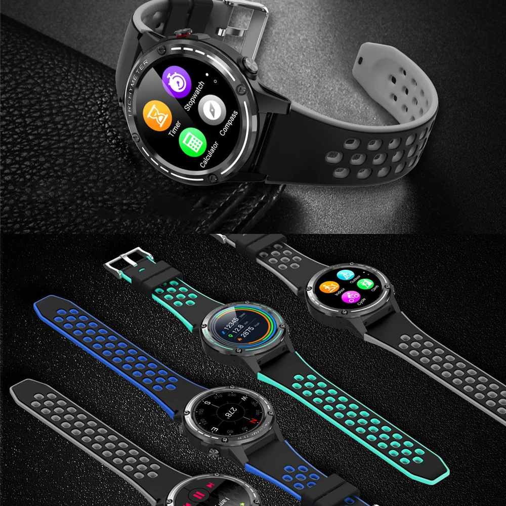 

Outdoor Sports Smart Watch With Build-In GPS Compass Barometer Altitude Call Message Remind Fitness Tracker Pedometer Smartwatch