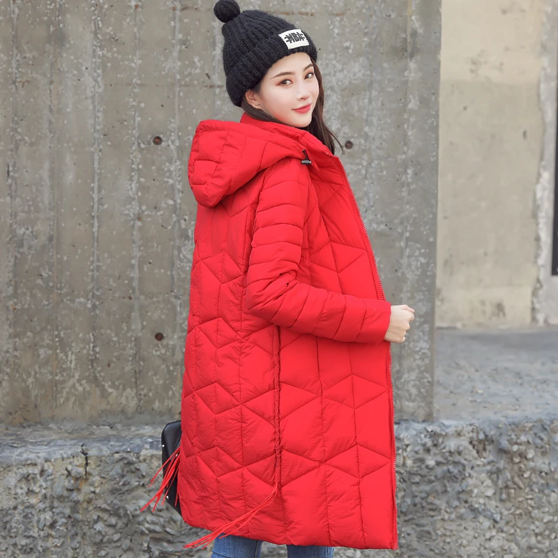 

Fashion Winter Coat Women Jackets Thick Down Parkas Big Fur Hooded Cotton new Long Coats Warm Windbreaker Female Outwear coat