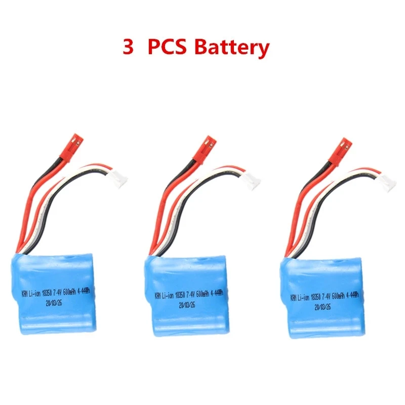 iOCEAN 1 RC Boat Battery 7.4V 600mAh For Speedboat Spare Parts Original Accessories | &amp Accs