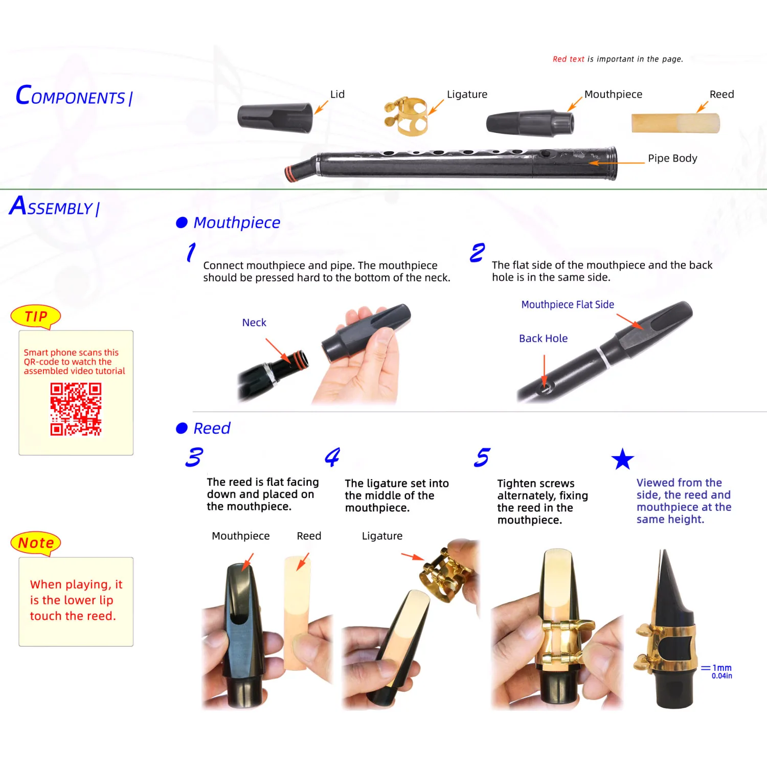 Саксофон HiXing C Key комплект для мини-саксофона саксофон из АБС-пластика с