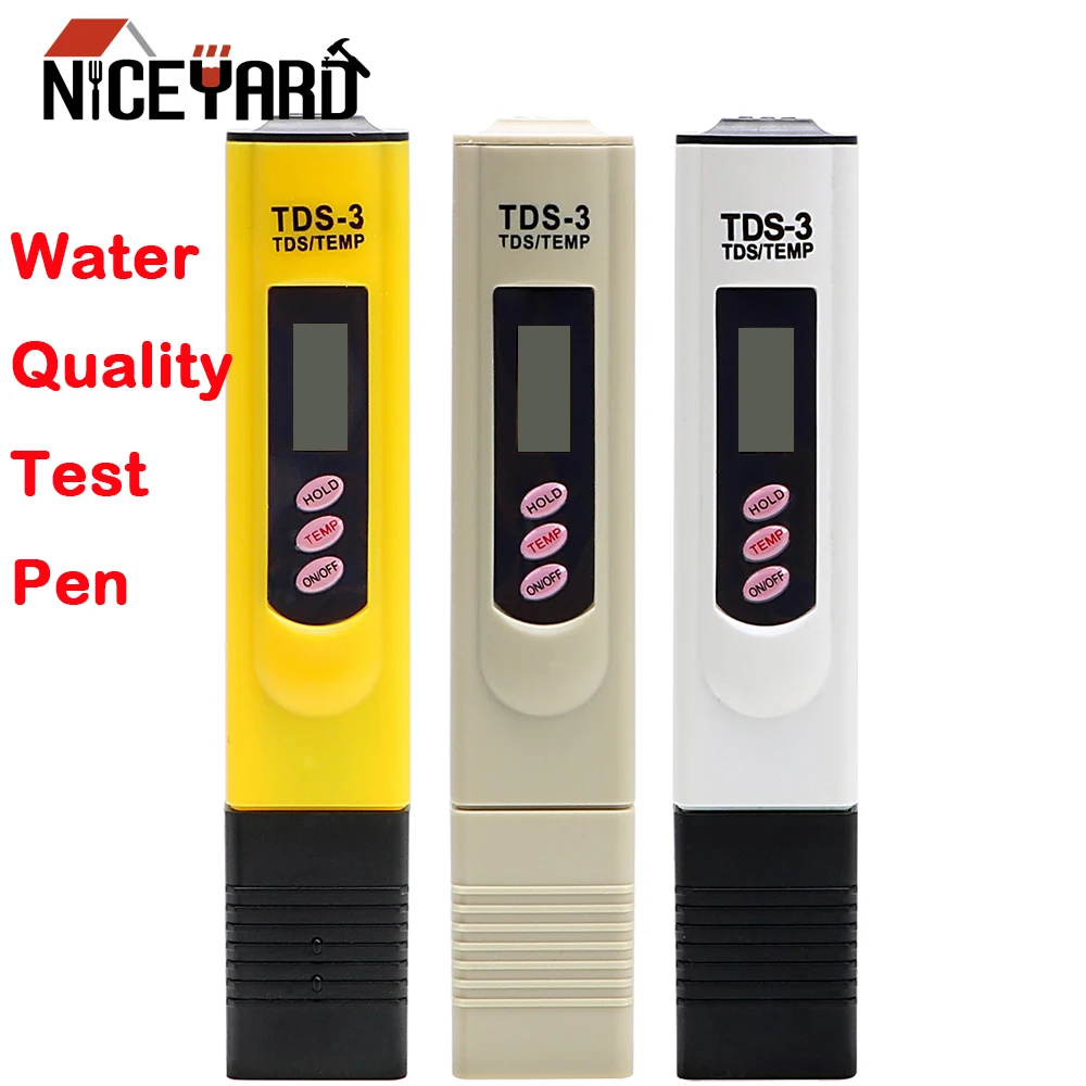 NICEYARD TEMP/PPM 0 9999 PPM фильтр чистоты воды измерительные инструменты PH TDS метр тестер ЖК