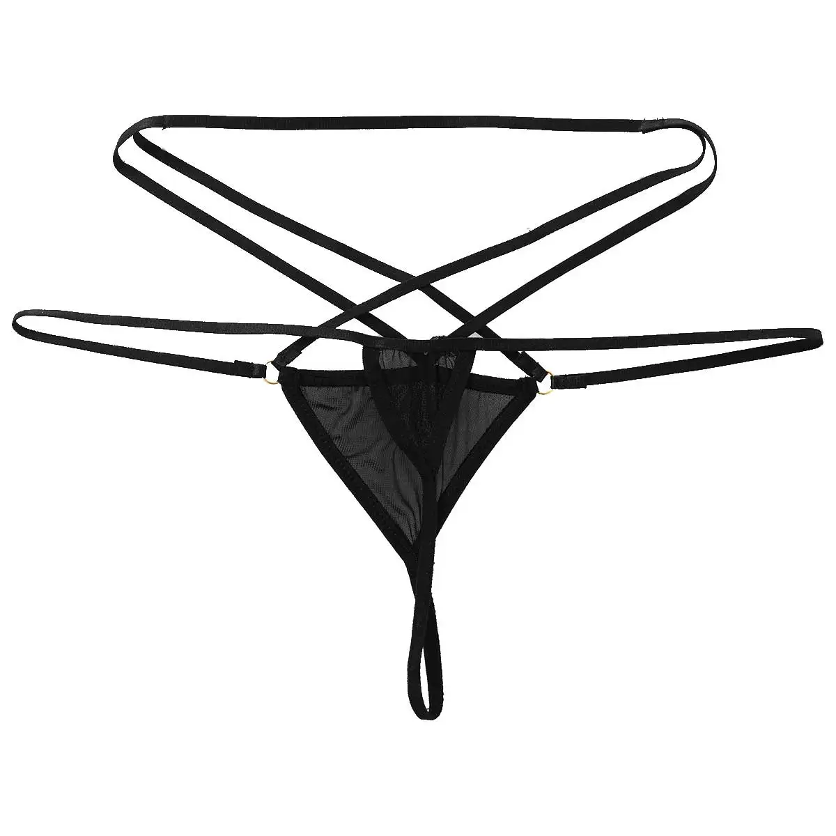 Женские сексуальные Эротические трусики Прозрачное нижнее белье в сетку с