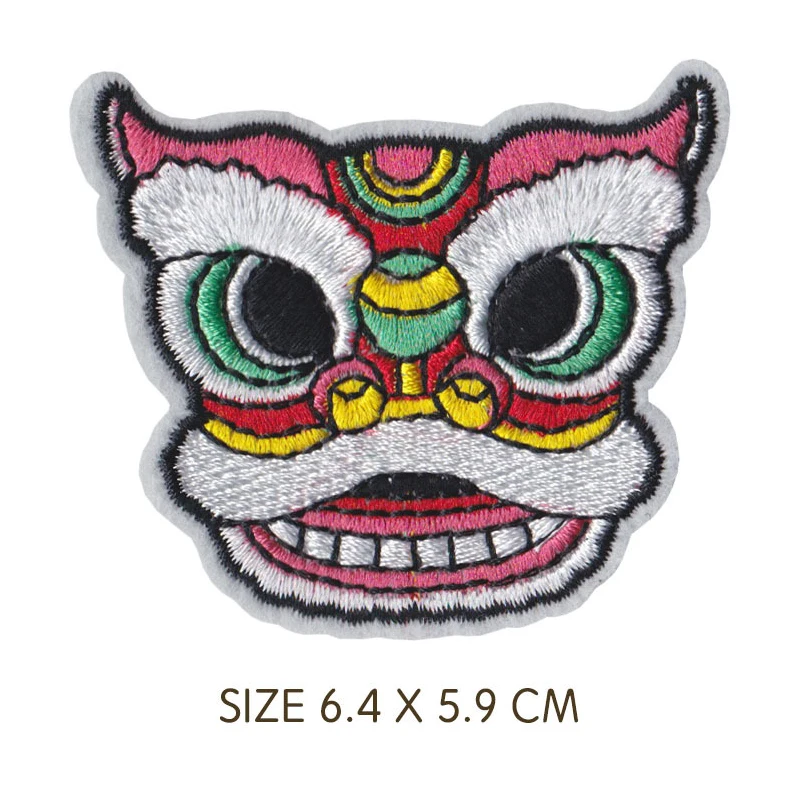 Buy New Animal Dinosaur Fox Fish Embroidered Cloth Sticker Japanese Patch Badge Clothing Accessories Clothes Stickers DIY on