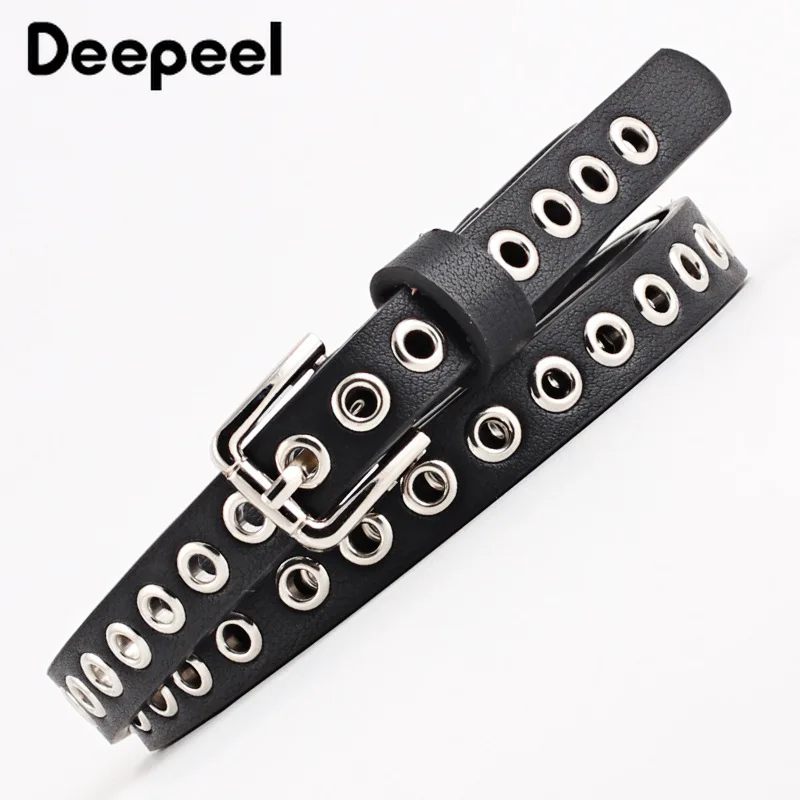 Deepeel 1/3pc 1.4*103cm Fashion Rivet Ladies Belt Leather Craft Female Waist Corselet Decorative Jeans Clothing Accessories | Аксессуары