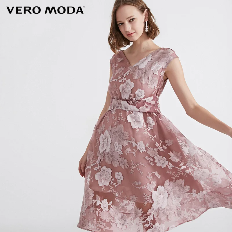 Женское платье с завышенной талией и V образным вырезом|Женские платья| |