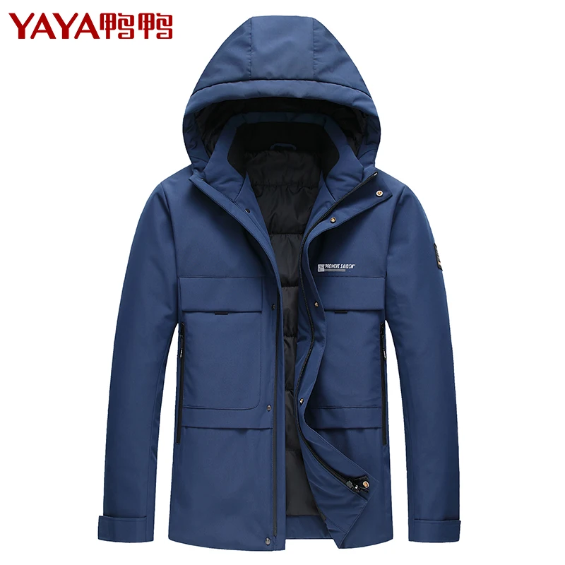 Winter New down Jacket Men's Short Hood Youth Leisure Fashion and Handsome Baggy Coat winter jacket