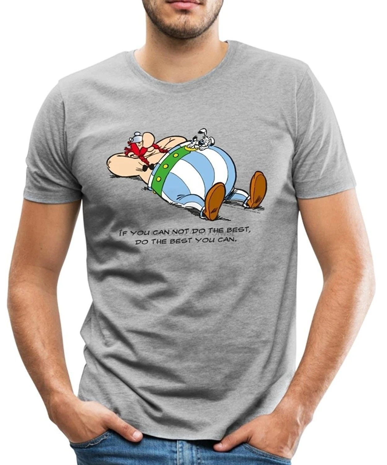 Osterix &amp Obelix Nop Do лучшие мужские футболки премиум-класса хлопковая футболка -