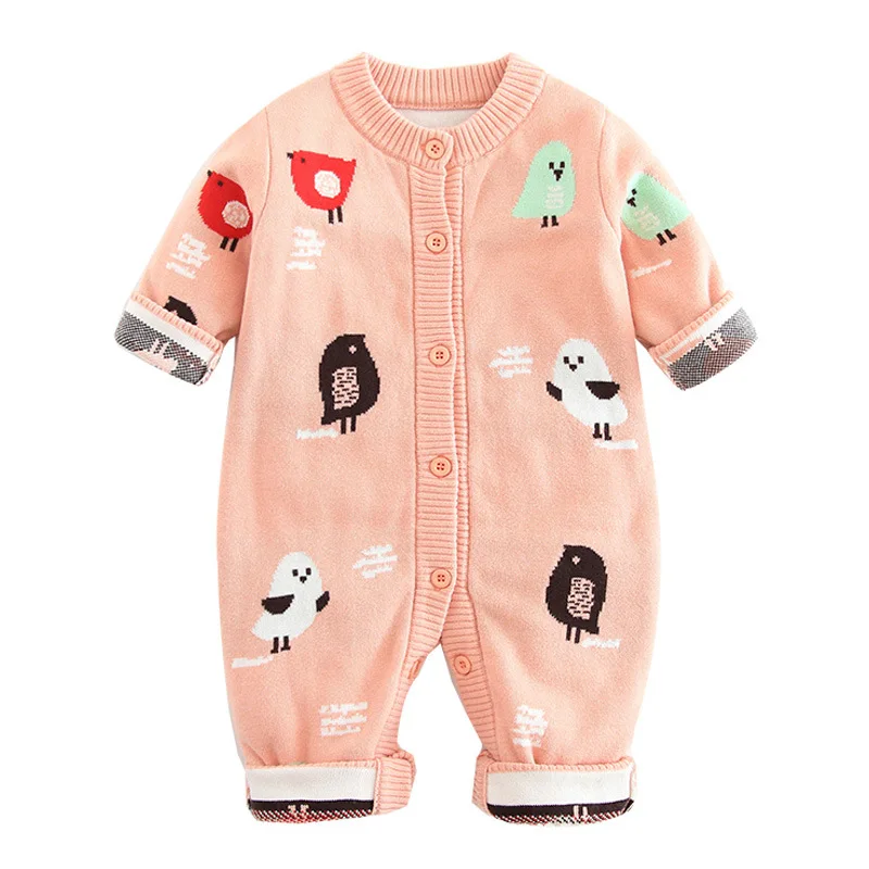 Детские комбинезоны пижамы свитер для новорожденных хлопок яркие мягкие удобные