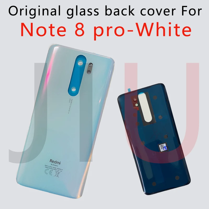 Cubierta de bater&iacute;a trasera para Redmi Note 8 Pro, carcasa de cristal trasera, 100% Original, CE-4