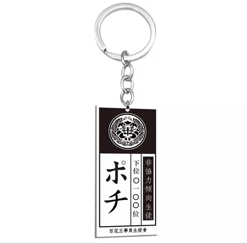 

Anime Kakegurui Compulsive Gambler Necklace keychain Jabami Yumeko ID Card Acrylic Pendant Necklaces Cosplay Jewelry Accessories