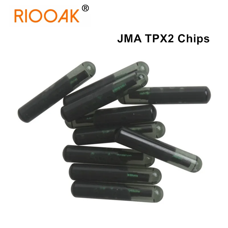 5/10pcs Original JMA Chips TPX2 Transponder Chip Original Glass TPX2 Crypto Unlocked Car Key Chips