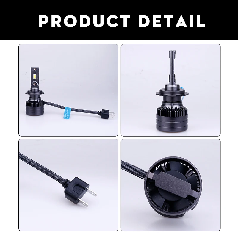 

CARLitek 360 LED Car H7 Headlight H4 H1 H8 H9 H11 9005 HB3 9006 HB4 9012 6000K 8000K 20000LM Cold White lamp Auto fog Light KQ