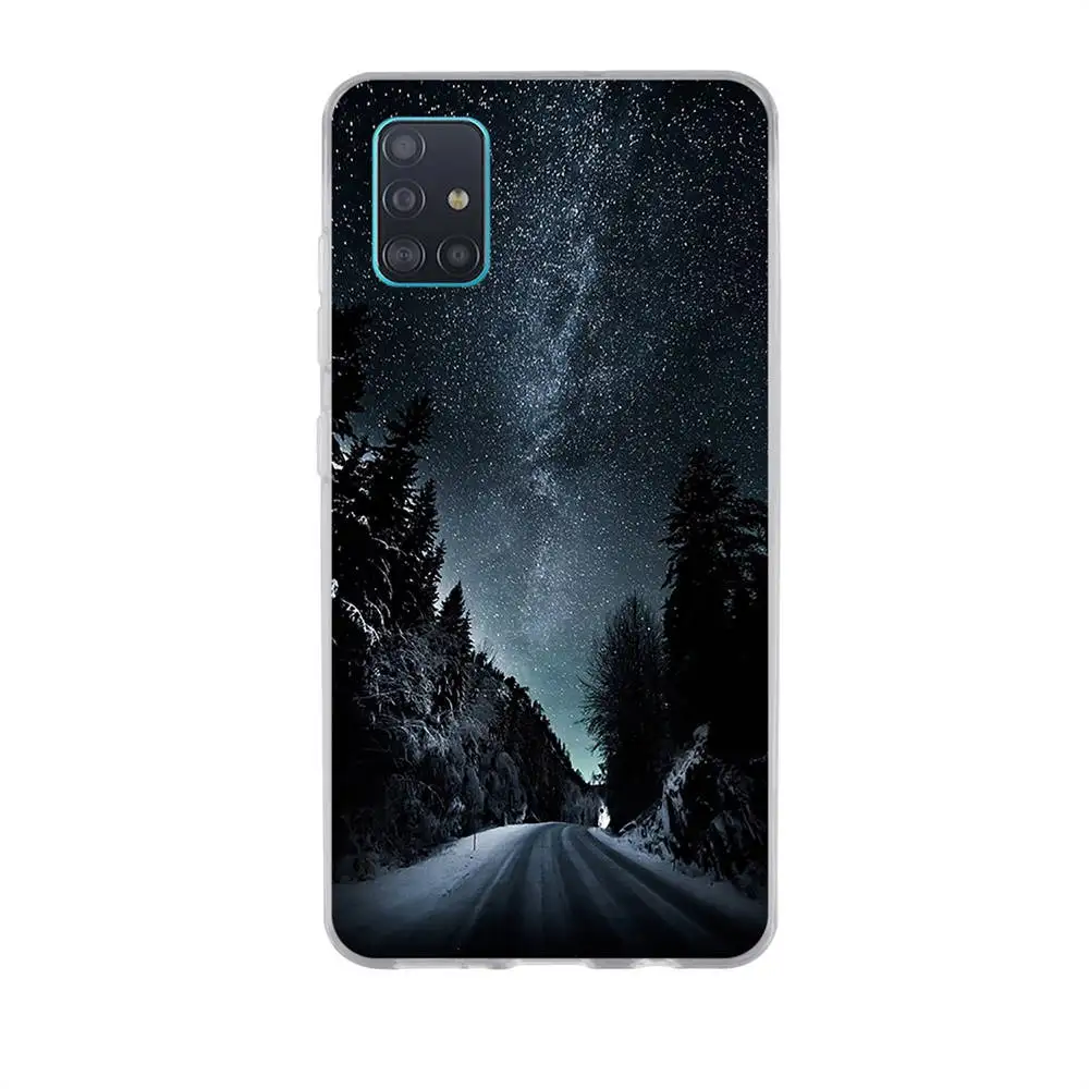 For Samsung Galaxy A51 Case 2019 Fashion silicone Soft TPU Back Cover A 51 Phone Cases Bumper | Мобильные телефоны и