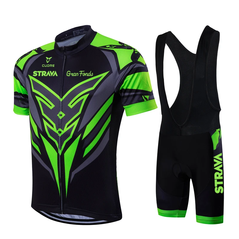 

team 2021 STRAVA Short sleeve Cycling Jersey Sets MTB Bicycle Clothing Maillot Ropa Ciclismo Outdoor Sportswear Quick dry