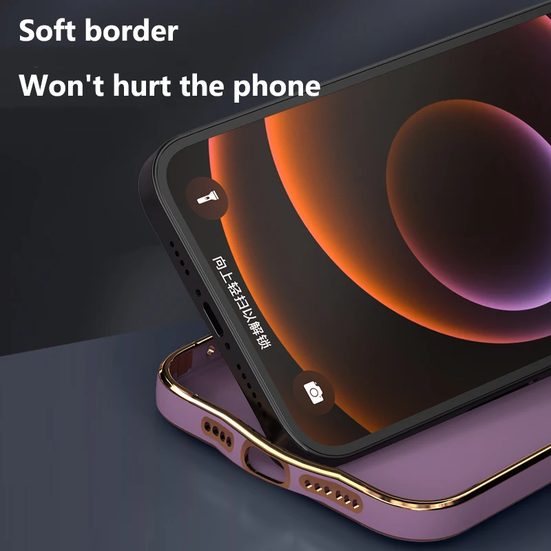 

Electroplating design Case For iPhone 11 12 Pro Max XS XR X 7 8 Plus SE Luxury Silicone Soft Cover