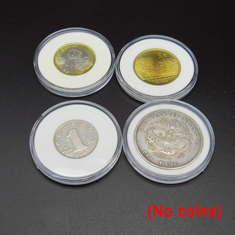 Economical 30 Pcs Round Coins Holders Storage Container Case Portable Wooden Display Box Collection ds99 |