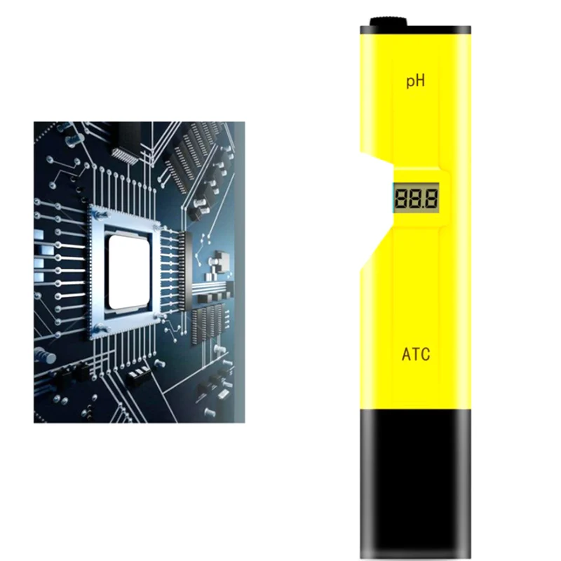 PH метр 0 01 Высокоточный тестер качества воды диапазон измерений для бассейна |