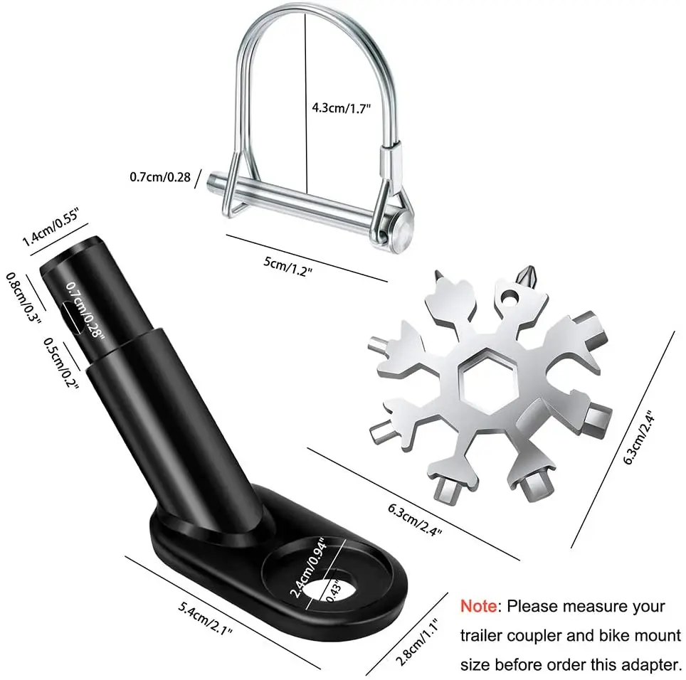 2 шт велосипедный прицеп Hitch соединитель Замена Сталь для ребенка грузовой