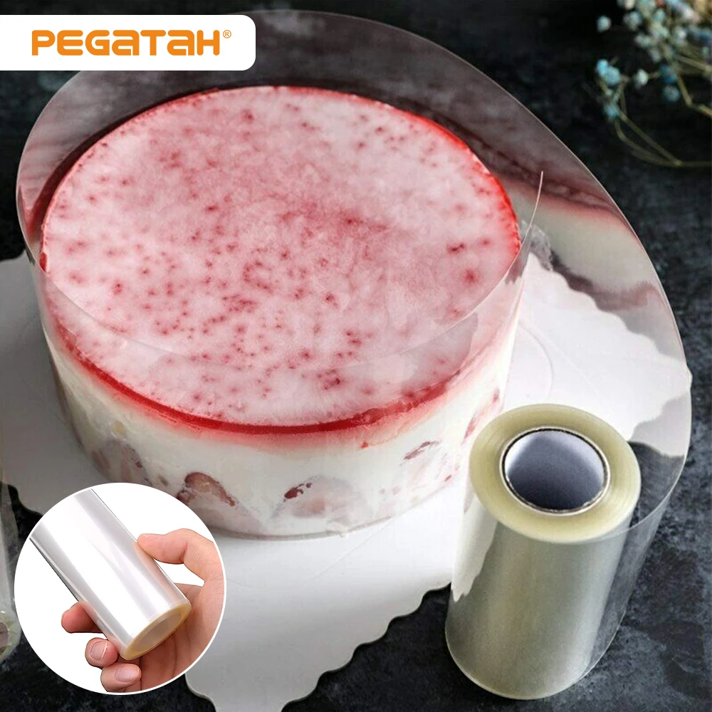 

Cake Surround Film Transparent Cake Collar Kitchen Acetate Cake Chocolate Candy For Baking Durable 8cm*10m/10cm*10m/12cm*10cm