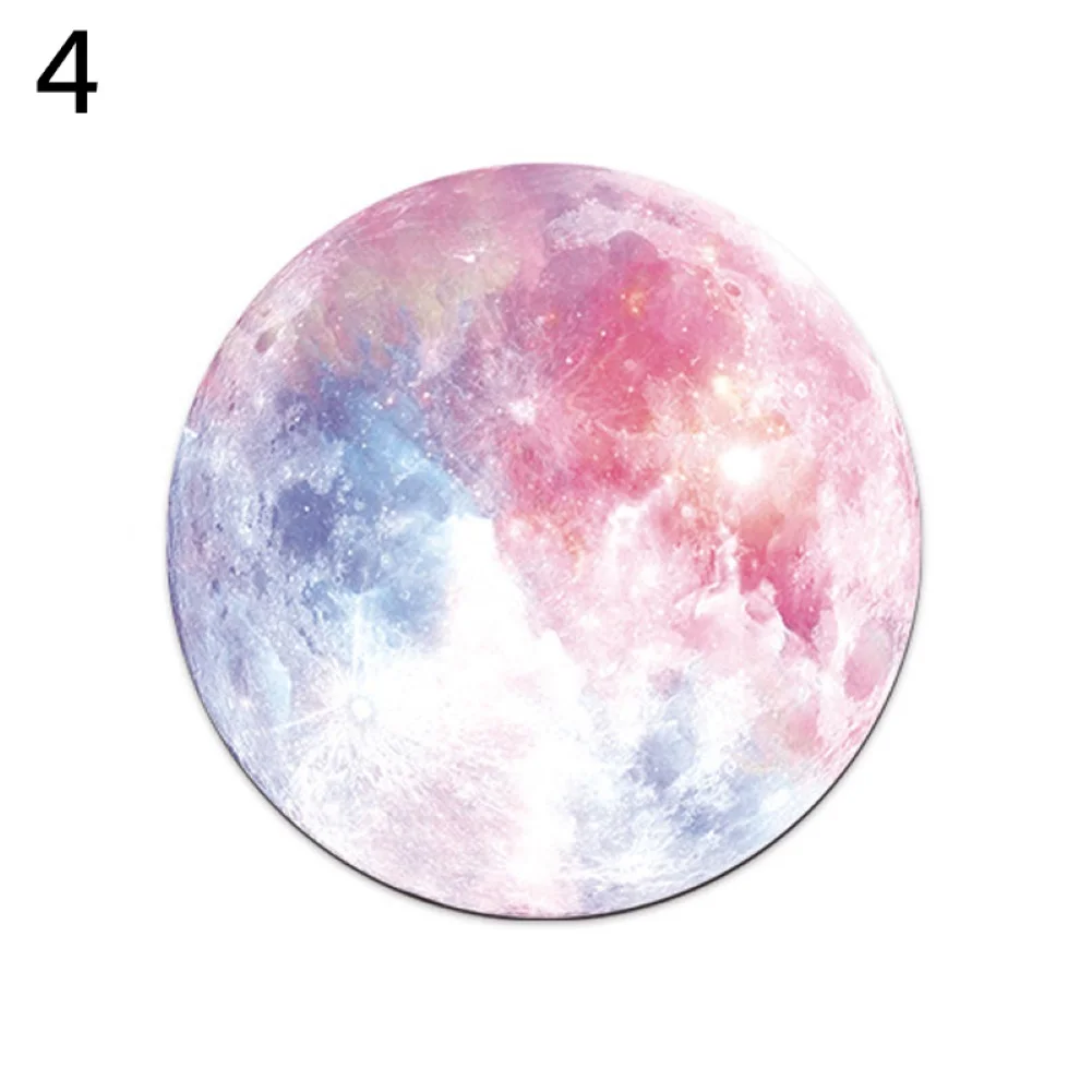 Круглый коврик для мыши серия Planet Mat Earth/Venus/Mars/Mercury/Jupiter/Pluto/Rainbow Moon/Black Moon